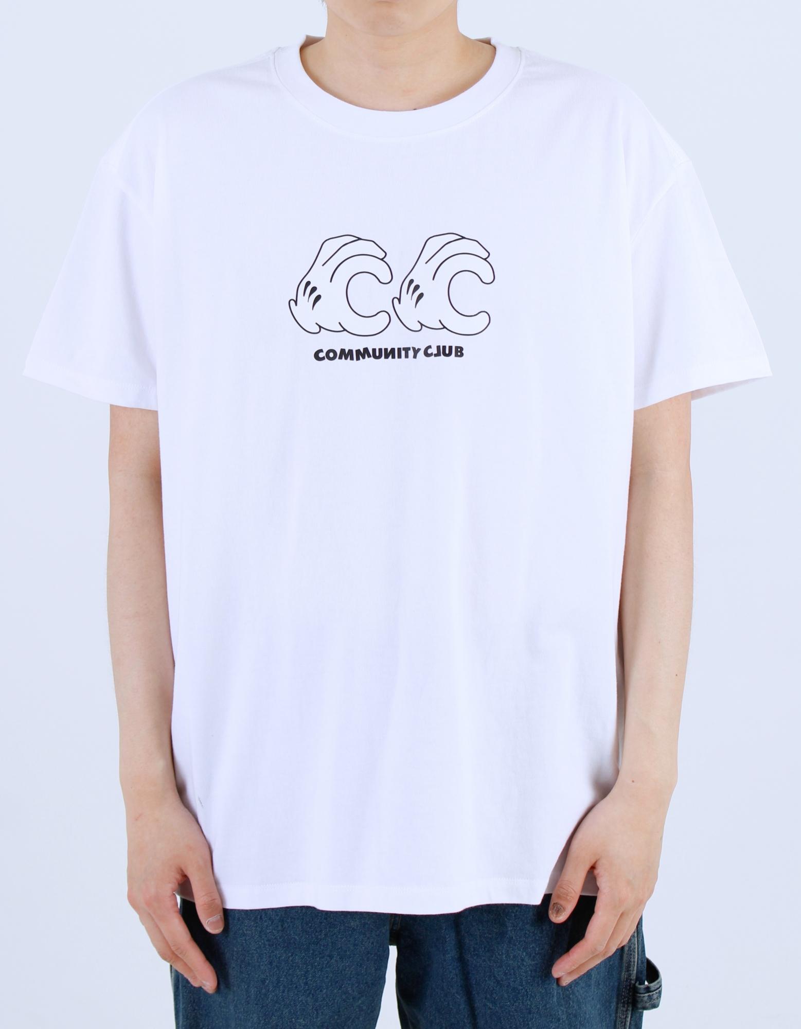 Community Club Finger T-Shirt (White) L