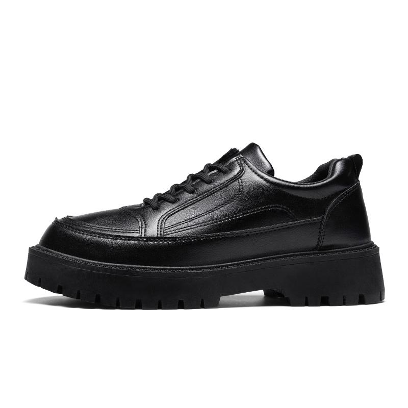 Fashion Luxury Men's Leather Shoes 2024 New Lightweight Casual Formal Walking  New Vulcanized Shoes Height Increasing Leather Shoes
