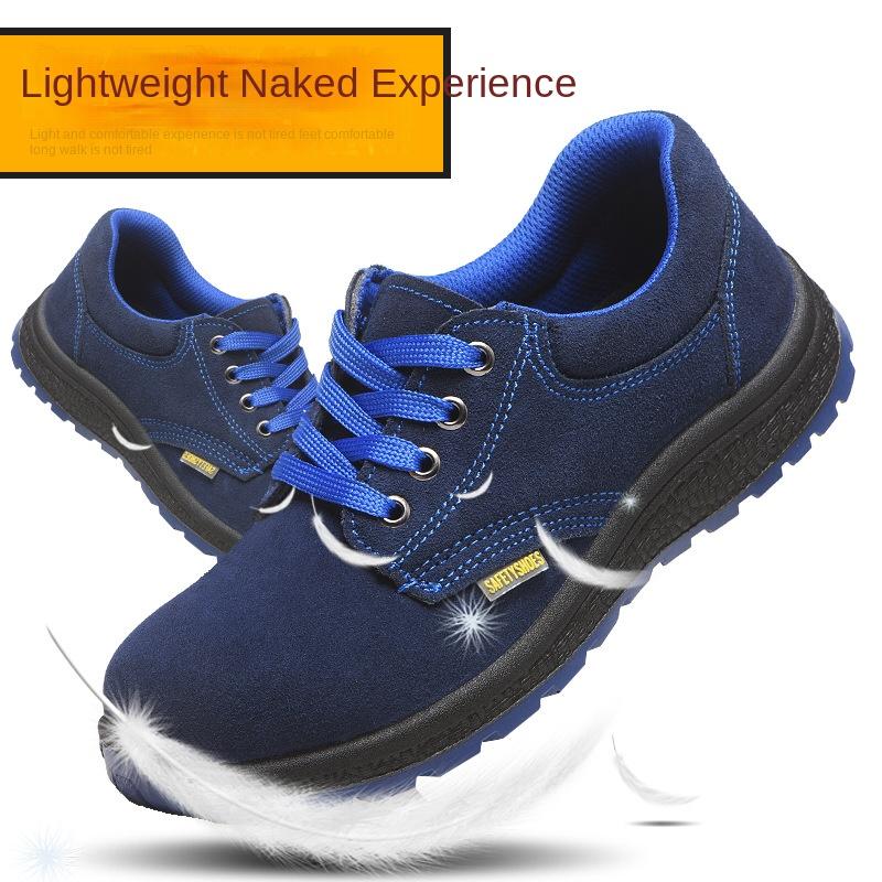 Labor Insurance Shoes Men's Anti-smashing and Anti-piercing Lightweight Wear-resistant Electric Welding Protective Safety Work Shoes