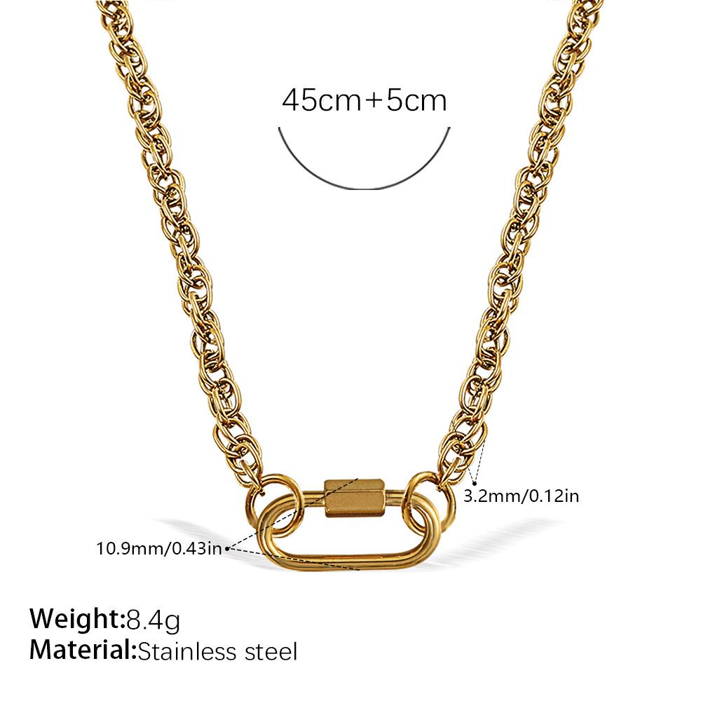 Japan And South Korea Fashion Niche Bracelet Necklace Women'S Personality Design Versatile Jewelry Does Not Fade Popular Trend