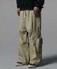 NOT4NERD Twill Cotton Incision Cargo Pants - Beige