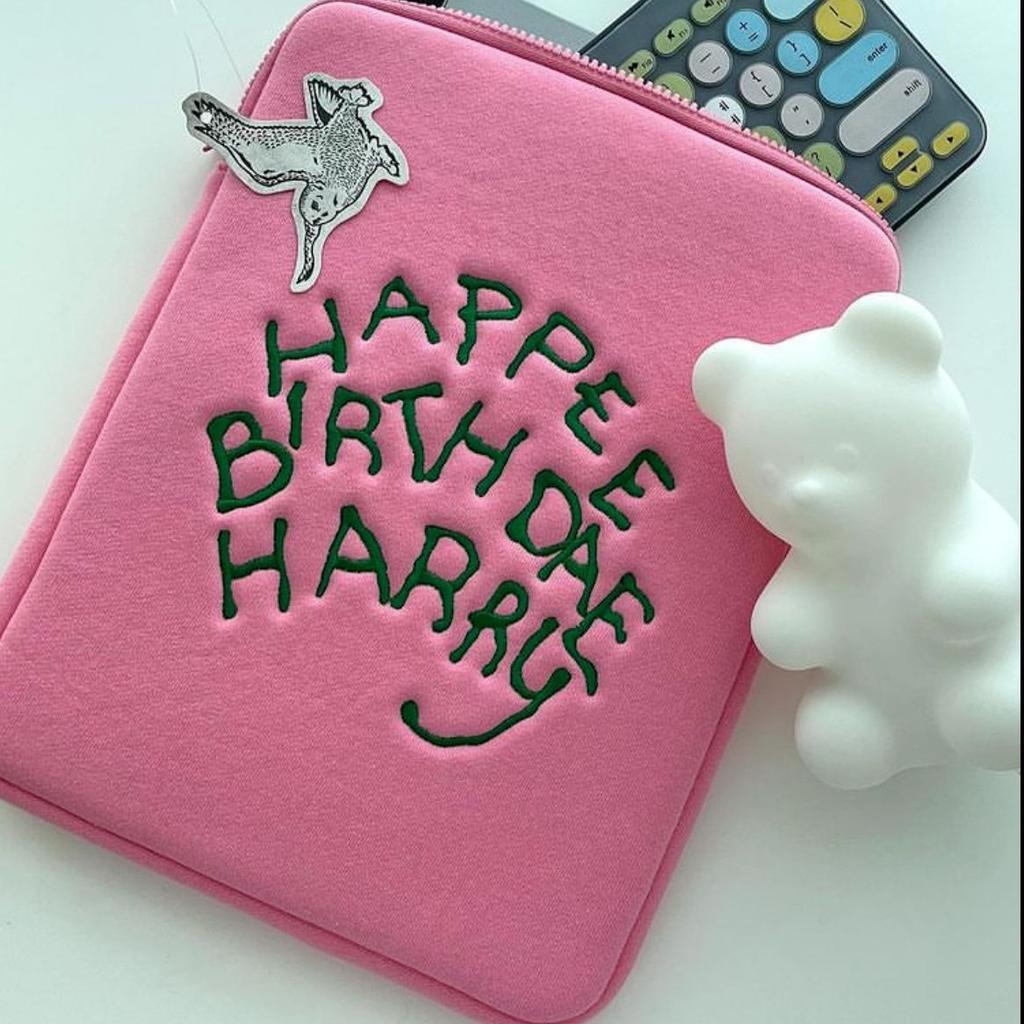 Cake pink tablet ipad case liner bag
