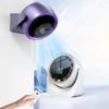 Wall-Mounted Desk Fan Rechargeable Portable Fan Digital Display 100 Speeds for Home Office Kitchen Travel Camping