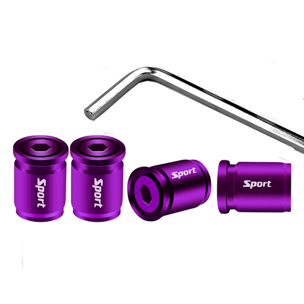 DSYCAR 1Set Anti-theft Sport Tire Valve Dust Caps Dustproof Tire Cap Valve Stem Caps for Cars Bike Moto New Stem Caps1