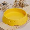 PETG Chewing Resistant House Cheese Hamster Hideout, Funny Cave House, Small Pet Hideout Food Bowl, Cage Accessory for Gerbils, Guinea Pigs