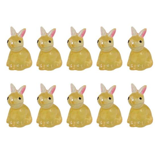 Okrasný svetelný zajačik Resin Craft Multi-use Ornament