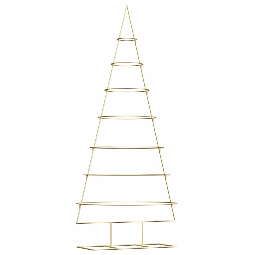 Metal Christmas Tree Gold 209 cm Powder Coated Steel