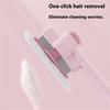 Pet Hair Removal Tool Fleas Comb for Dogs Cats Lice Cats Brush with Release Button Selfs Cleaning with Long Short Teeth
