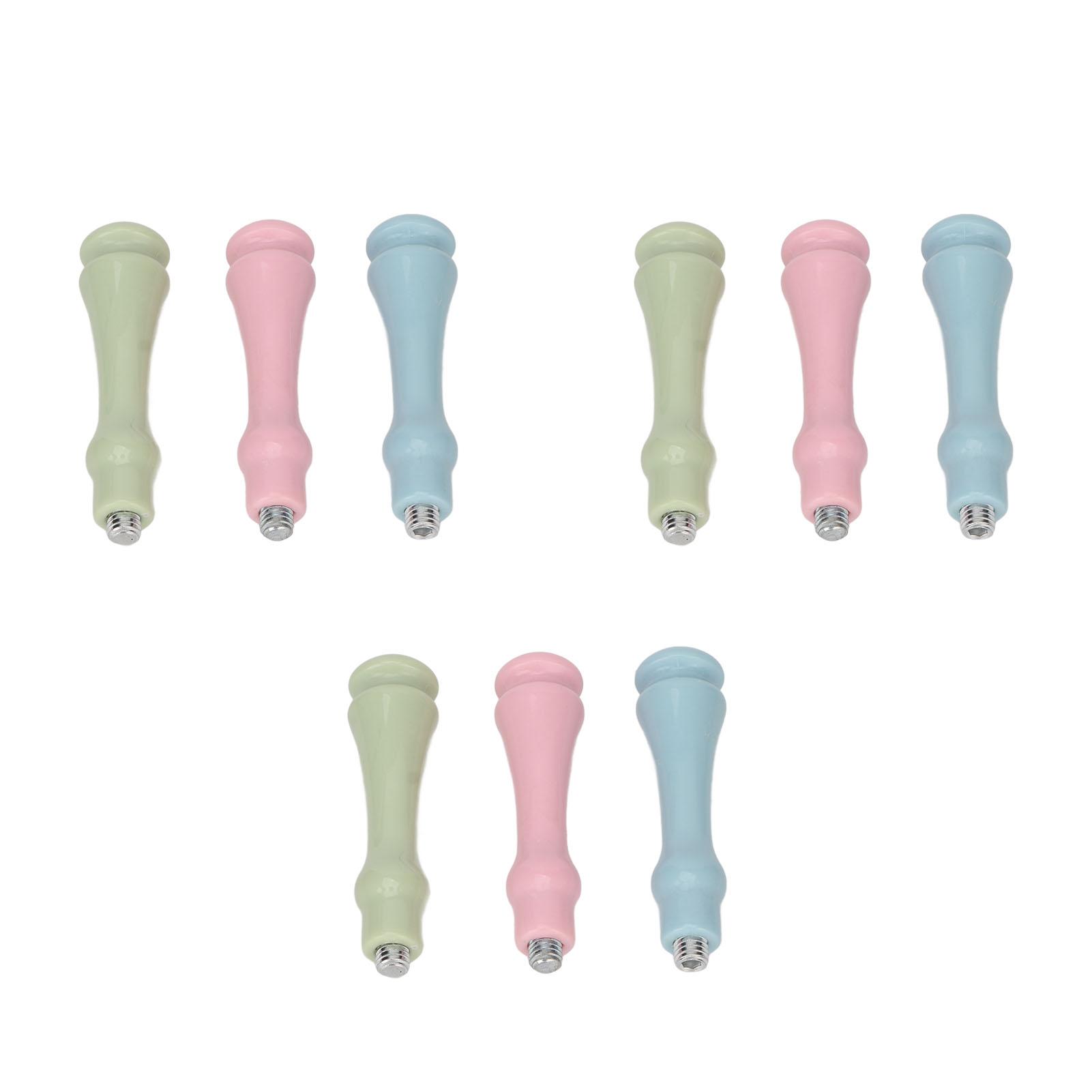 

9 шт. Уплотнительная ручка, винтовое соединение, эргономичный дизайн, компактная, глянцевая на ощупь, съемное уплотнение