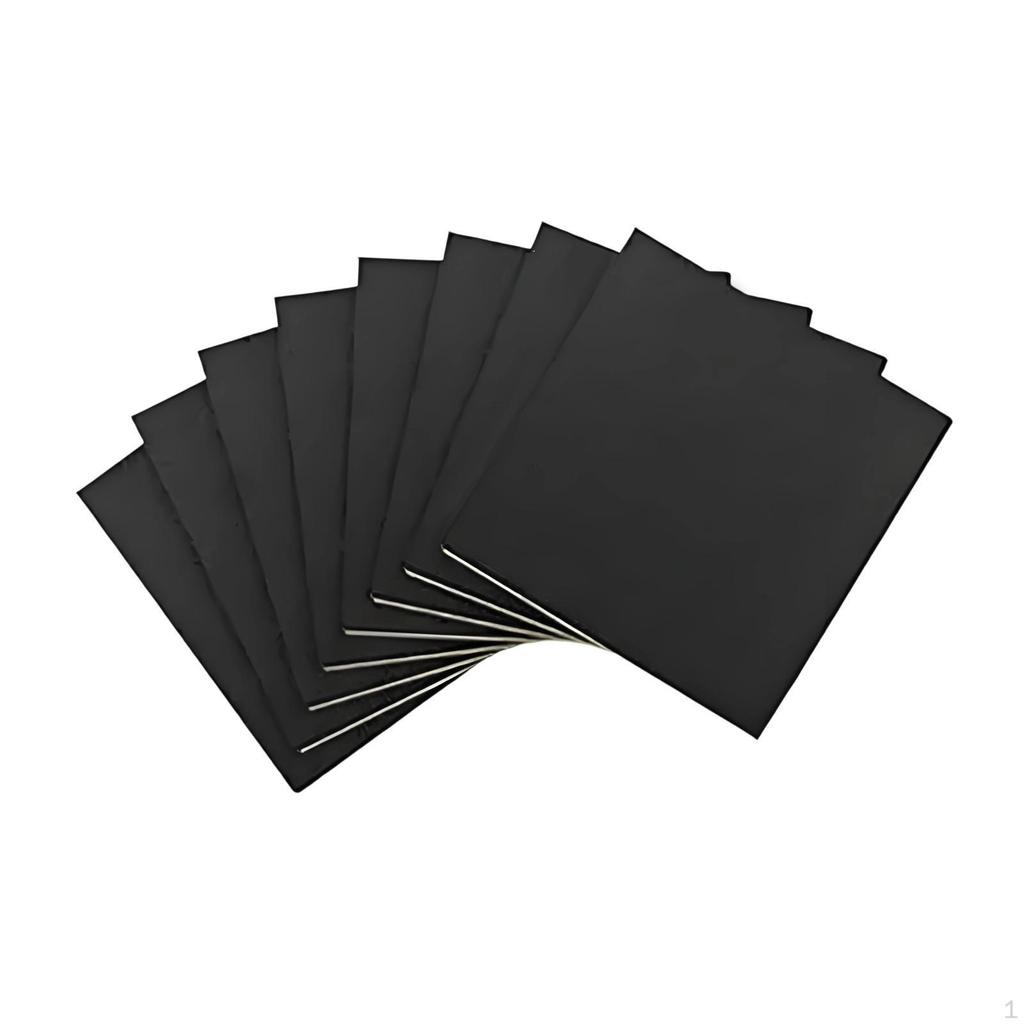 8 Pieces Foam Padding Sheets EVA Non Slip Anti Vibration Pads Lightweight Backing for Furniture