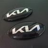 for KIA KN Sportage K2 K3 K5 Sorento RIO Senda Forte Seltos Optima Niro Soul Ceed Car Front Hood Emblem Tail Trunk Badge Sticker