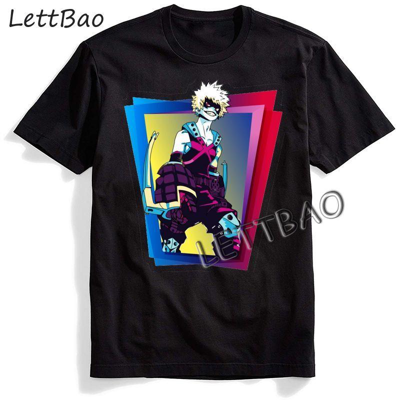 My Hero Academia Men T Shirt Casual 90S Anime Boku No Hero Academia Himiko T