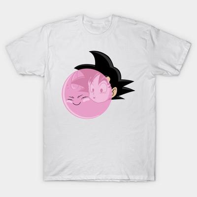 T-Shirt Damen Boobble Harajuku Print Kawaii T-Shirt Sommer Kurzarm Damen T-Shirt Top Tee