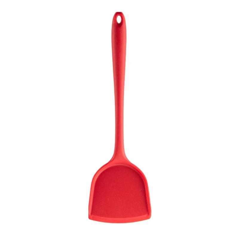 1-4 Stück Antihaft-Spatel Schaufel Suppenlöffel Sieb Reislöffel Silikon Kochutensilien Set Hitzebeständiges Küchenkochwerkzeug