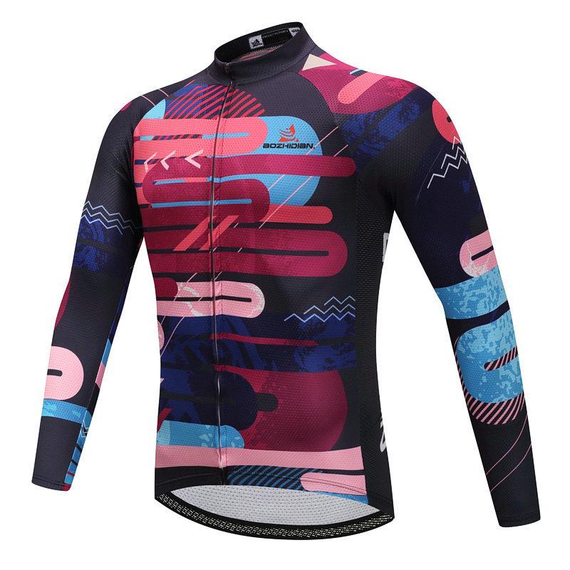 2026 Autumn Velvet Thin Cycling Suit, Long-sleeved Suit, Speed Skating Suit, Windproof and Warm Cycling Suit, Road Bike Cycling Equipment
