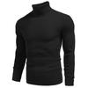 Men's Turtleneck Sweater Autumn and Winter, Men's Sweater Long-sleeved Pullover, New Green.