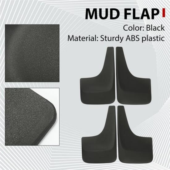 Mud Flaps Splash Guards Fit For 2001-2014 Chevy Silverado 1500 2500 3500 4PCS