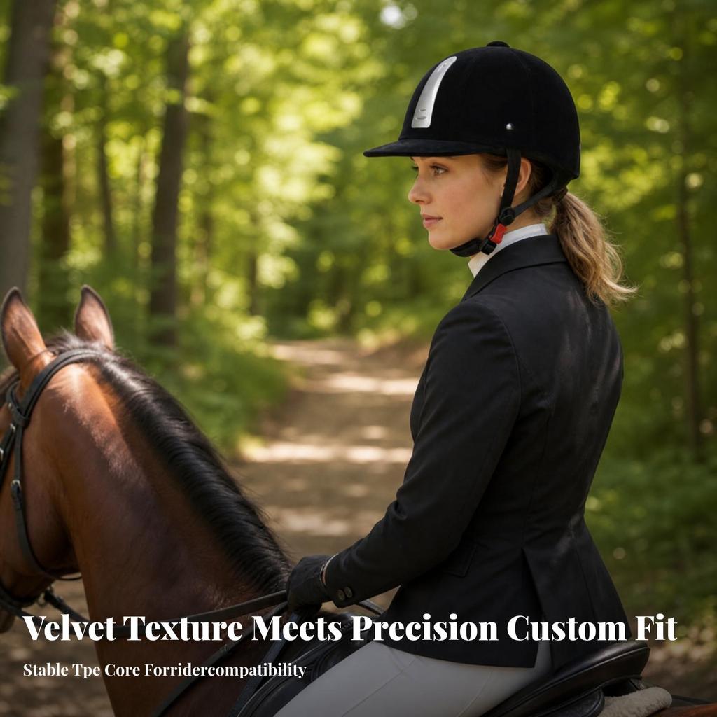 Half-Helmet Riding Helmet Safety for Trail Rides, Equestrian Riders