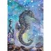 Painting Diamond Diy 5d Seahorse Cross Stitch Kit Full Diamond Square Embroidery Mosaic Art Picture Rhinestone Decoration
