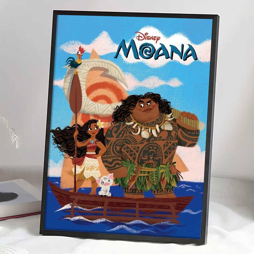 Full Round Diamond Painting MOANA Art Rhinestone Picture Mosaic DIY 5D Cross Stitch Embroidery Home Decoration