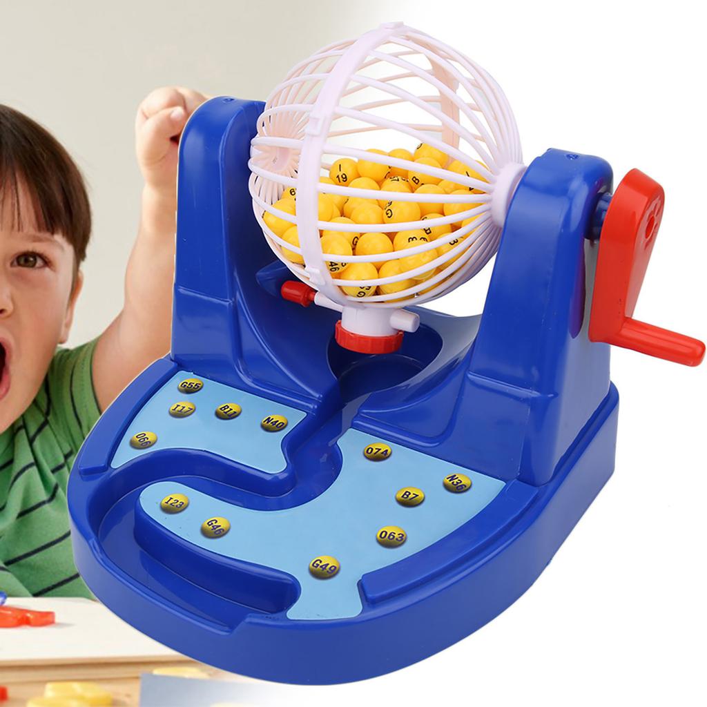 Mini Manual Lottery Numbers Ball Interaction Game Machine Fun Desktop Puzzle Toy