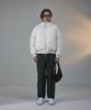 Standarderror 87-Stan023 Essential Collared Neck 2-Way Padded Jumper Ivory