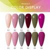 JTING 15ml 6PCS/box Soak off UV LED Colors Nail Gel Polish OEM Customized Private Label Enamel Gel Nail Polish Varnish Set