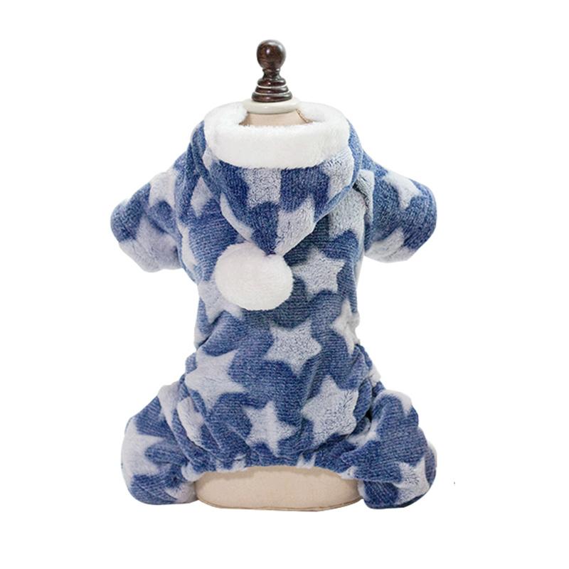Autumn Winter Soft Fleece Pet Dog Pajamas Jumpsuit for Small Dogs Shih Tzu Yorkshire Puppy Cat Clothes Warm Pullover Pets Clothi