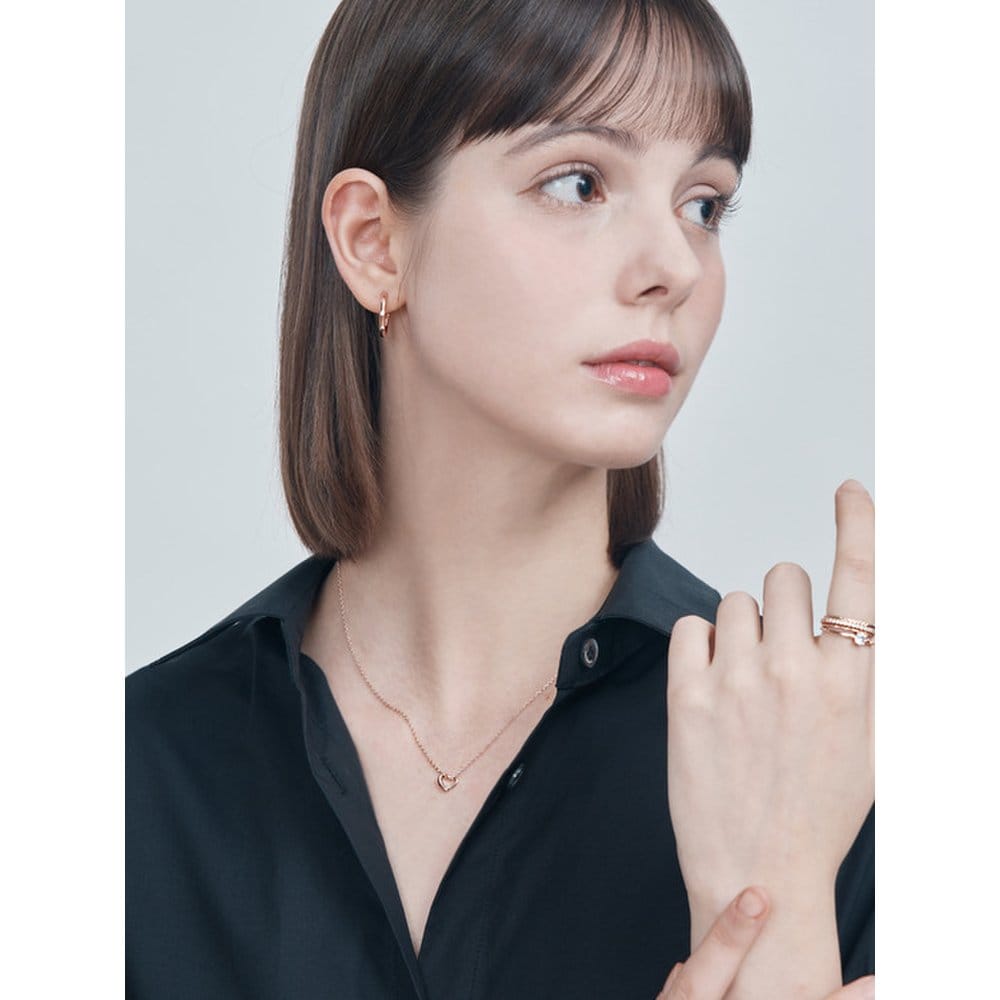 Ella Petite Heart Q Necklace Elbrnn215