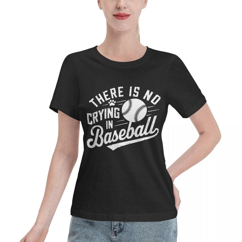 High Quality There Is No Crying In Baseball Unisexs Tshirt Stylish Summer Unisex Top