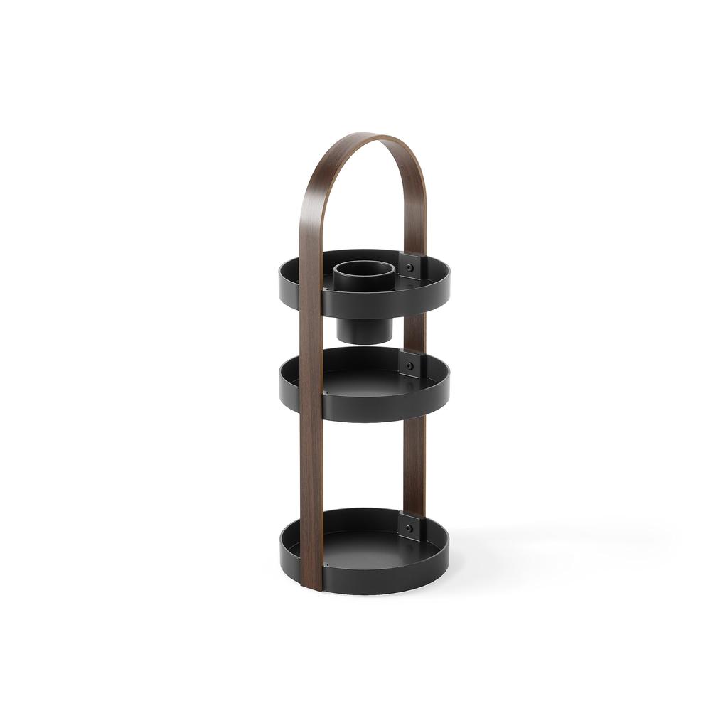 Official Umbra Bellwood Cosmetic Organizer, Black/Walnut