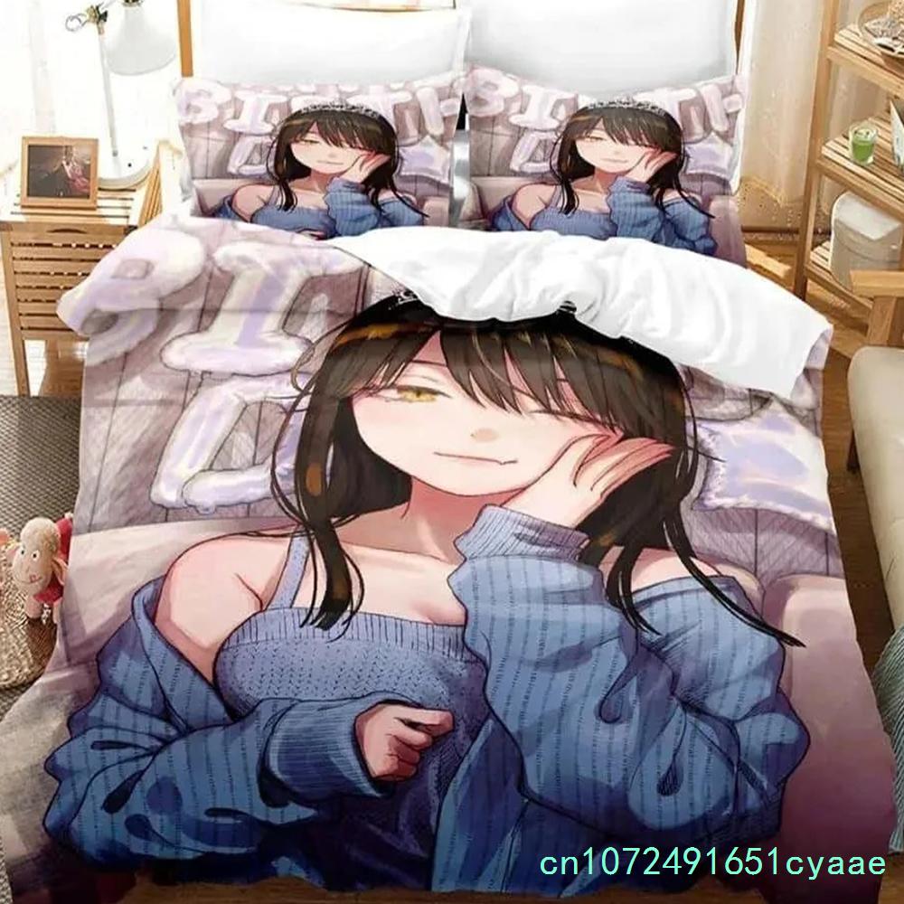 Anime The Ice Guy And His Cool Female Colleague Bedding Set Bedroom Soft Modern Bedspreads Comefortable Duvet Cover Pillowcase