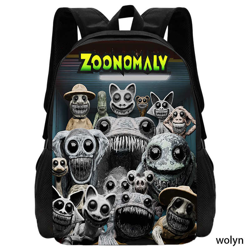

Детский рюкзак Mochila Zoonomaly, школьные сумки с героями мультфильмов для девочек и мальчиков, прочный школьный рюкзак с аниме-игрой для детей, сумки для книг 15inches