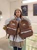 Korean Style Girls Backpack With Bow Pattern For School And Travel Purposes