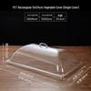 Rectangular Food-Grade Transparent Tray Lid for Bread and Pastry