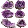 rockcloud Natural Purple Amethyst Quartz Crystal Cluster Geode Druzy Home Decoration Gemstone Specimen