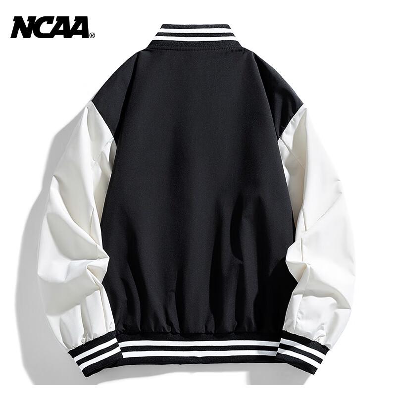 NCAA Logo Print Varsity Jacket