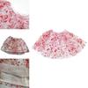 Polyester Halloween Blood Stain Half Skirt With Mesh And Tutu Features