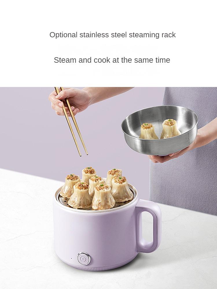 Mașină de gătit electrică de uz casnic 220V 1.6L Aparat de gătit electric antiaderent cu oală fierbinte 500W