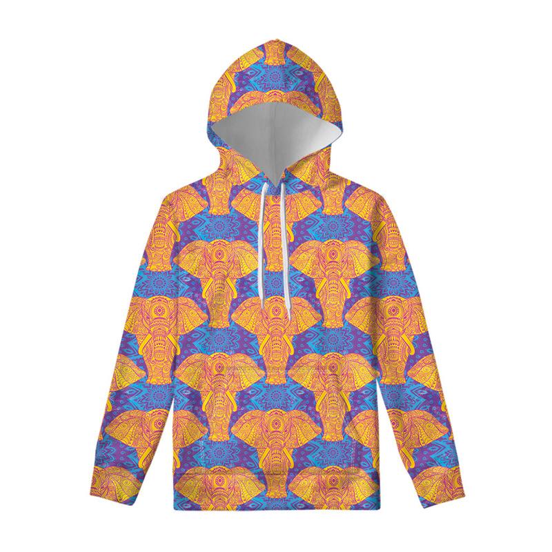

Retro Ethnic Totem 3D Printed Elephant Hoodie Men Women Harajuku Animal Graphics Pullover Swearshirt Streetwear Casual Hoodies 6XL