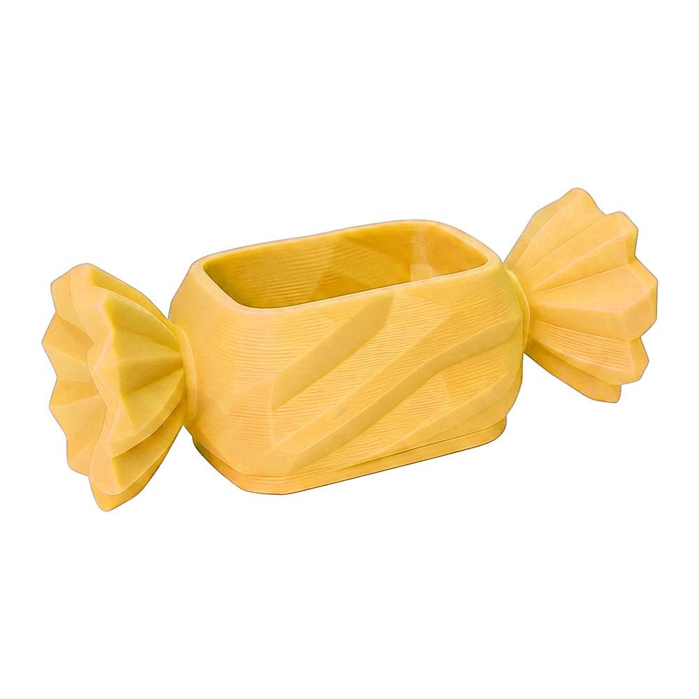 

3D Printed Candy-Shaped Storage Box Creative Multi-function Jewelry Holder Sweet Decoration Desktop Organizer Gift жёлтый