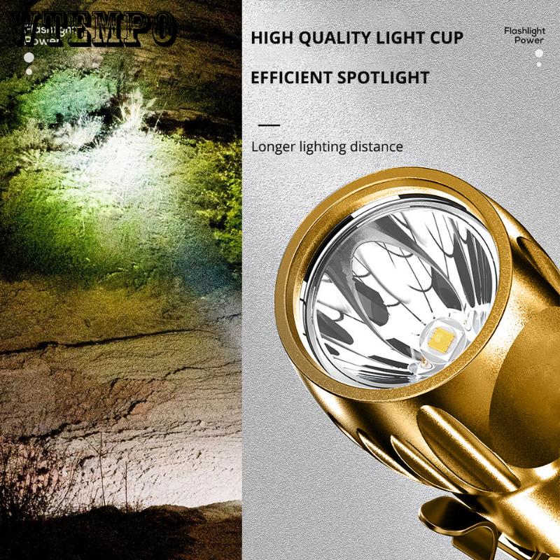 Mini Small Flashlight Multifunctional Strong Light Flashlight Outdoor Portable Flashlight Home USB Rechargeable Flashlight