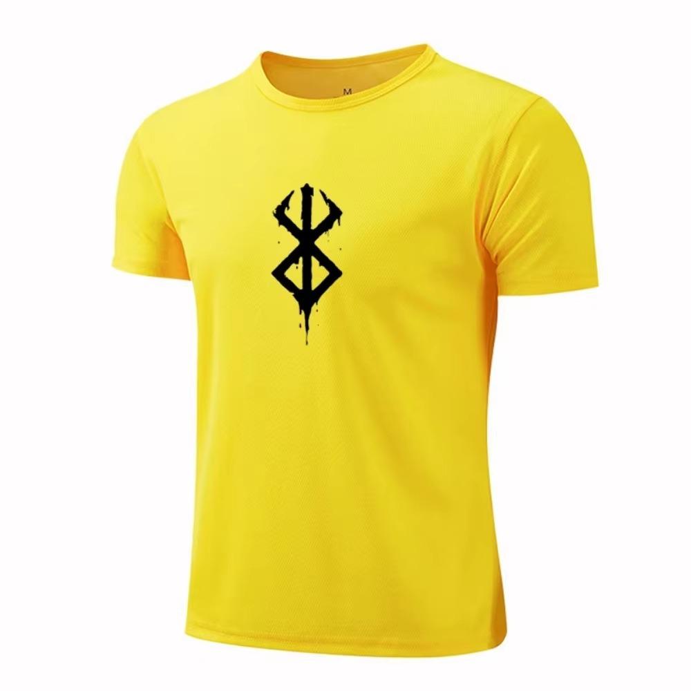 Men'S Mesh Breathable Quick-Drying Short-Sleeved Summer Casual Running Sports Tops Fashionable Streetshort-Sleeved Men And Women