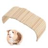 Pet   Bridge Wooden Safe Bendable Small Pet Climbing Tunnel for Rabbits Guinea Pigs Hamsters