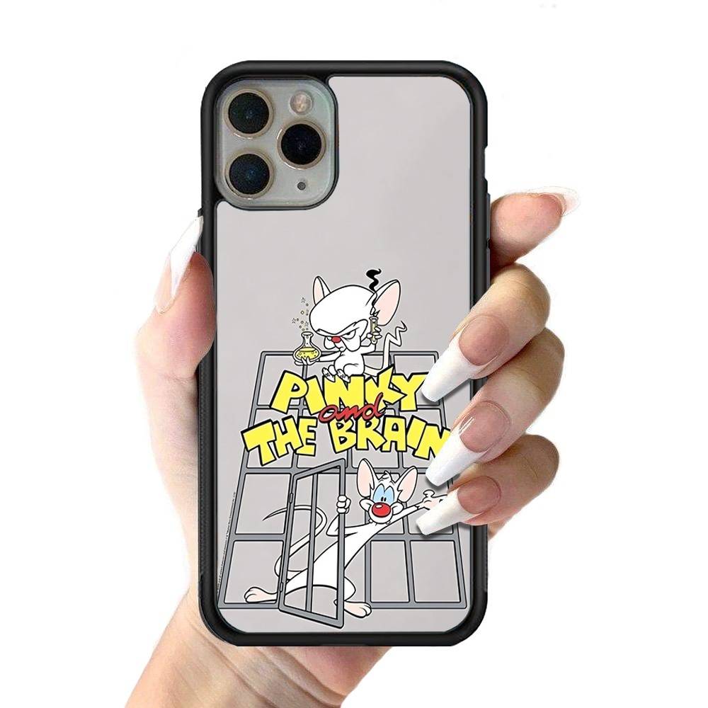 Pinky And The Brain Phone Case Silicone PC+TPU For For iPhone 11 12 13 14 15 16 Plus Pro Max Cover