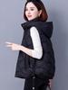 Women's Lightweight Warm Down Cotton Gilet - Autumn/Winter 2025 Style, Plus Size, Loose Fit for Middle-aged Mothers