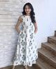 Women Designer Cotton Sleeveless Kurta Pant Set Indian Bollywood Party Wear Kurtis