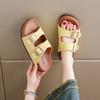 Classic Cork Sandals For Women Men Fashion Soft Thick Sole Cork Slippers Summer Beach Sandals Home Open Toe Flat Sandals