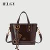 Ladies Messenger Bag Retro Fashion All-Match Portable Bucket Bag