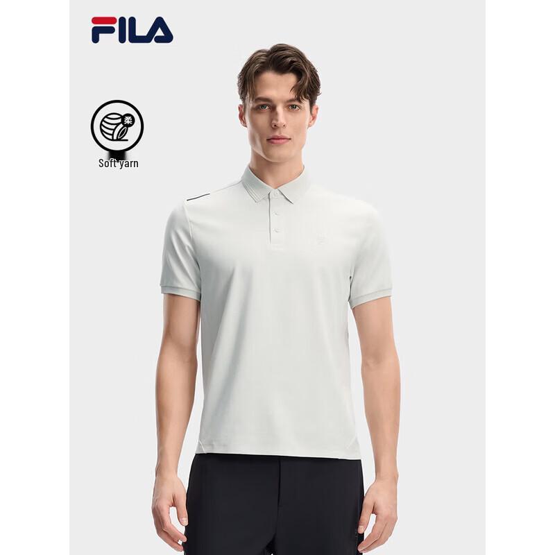 FILA Men s Knitted Short-Sleeve Polo Shirt M